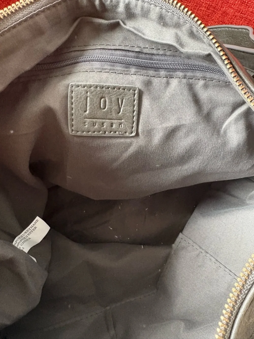 Joy Susan Kali woven slouchy hobo in charcoal